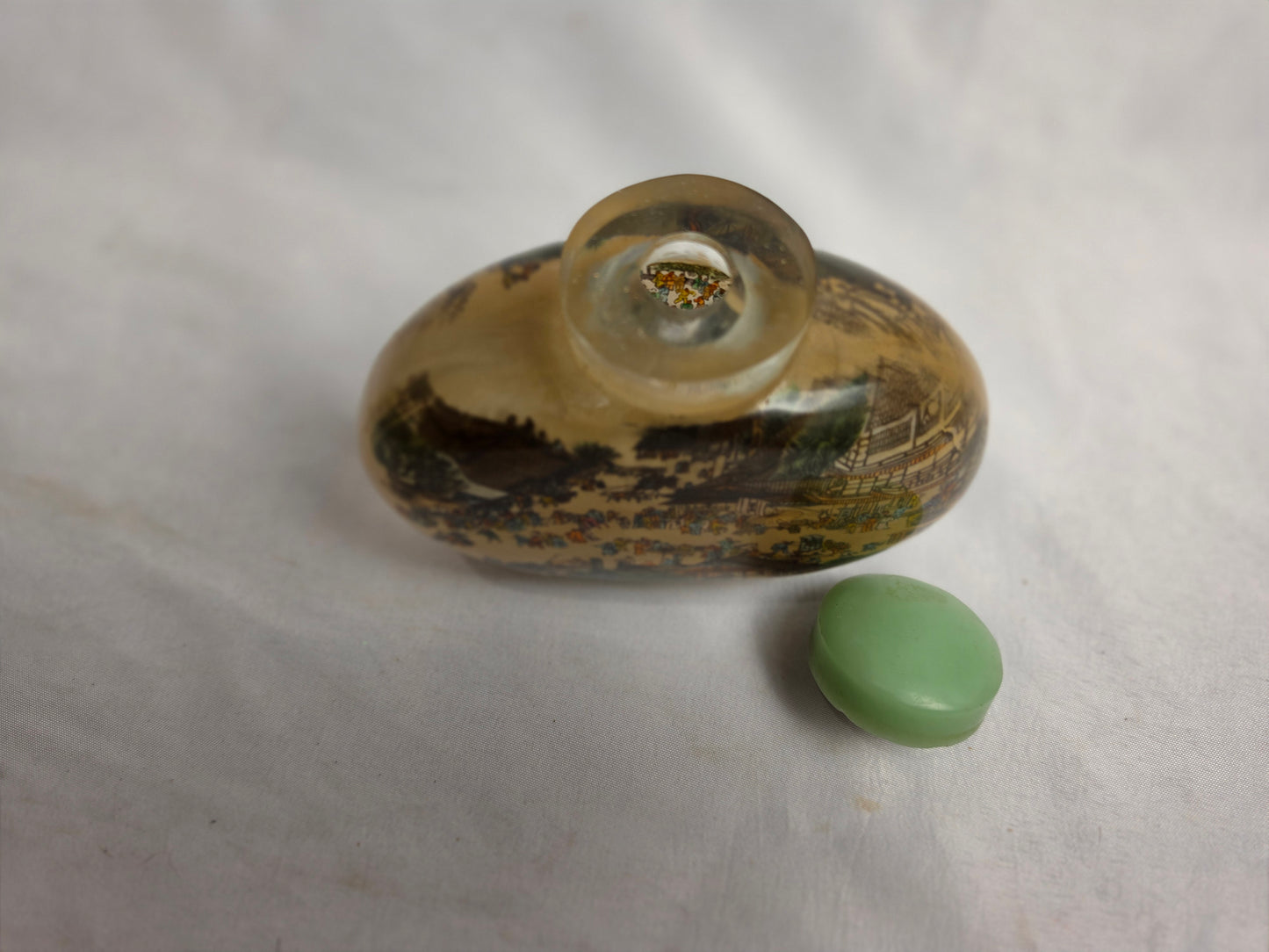 Vintage Chinese Reverse Painted Snuff Bottle XL CSHW