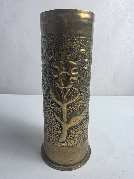 Vtg. Trench Art Bullet Casing c. 1915