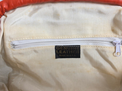 Vintage Leather Studded Crossbody Clutch CSHW