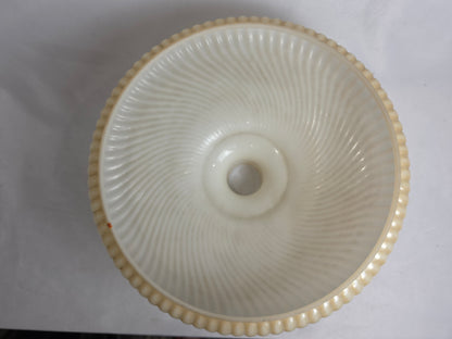 Vintage 1940s Torchiere Lamp Shade Cream CSHW